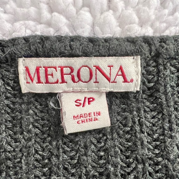 Merona Gray Sweater, Tunic length - Picture 3 of 6